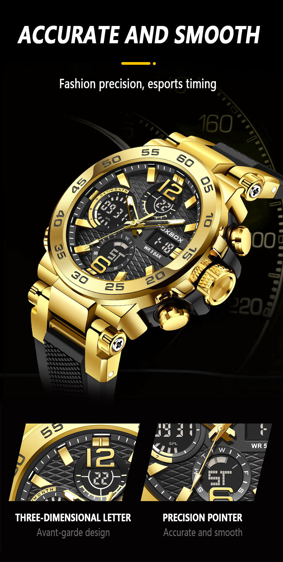 Variety of colors for FOXBOX watch