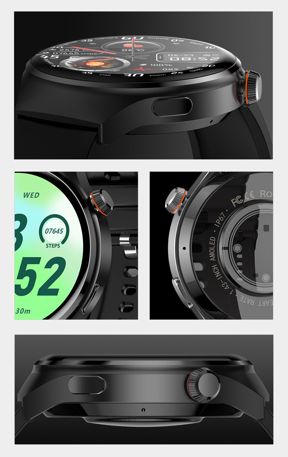 Blood Pressure Monitoring Smartwatch
