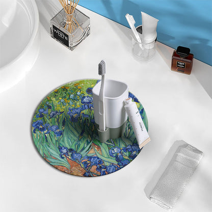 high-absorbent diatomite sink mat