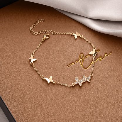 star-shaped cat eye stone bracelet image 2