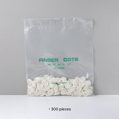 Flexible latex finger cot