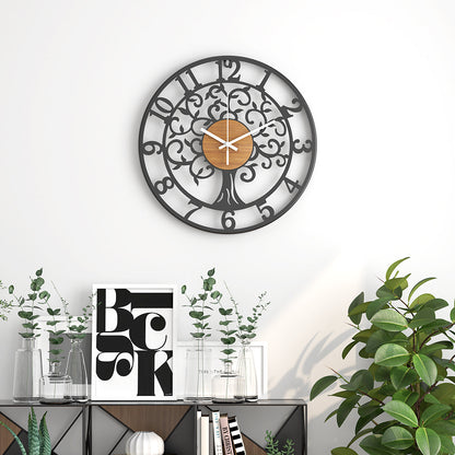 Closeup of Tree of Life Clock Face