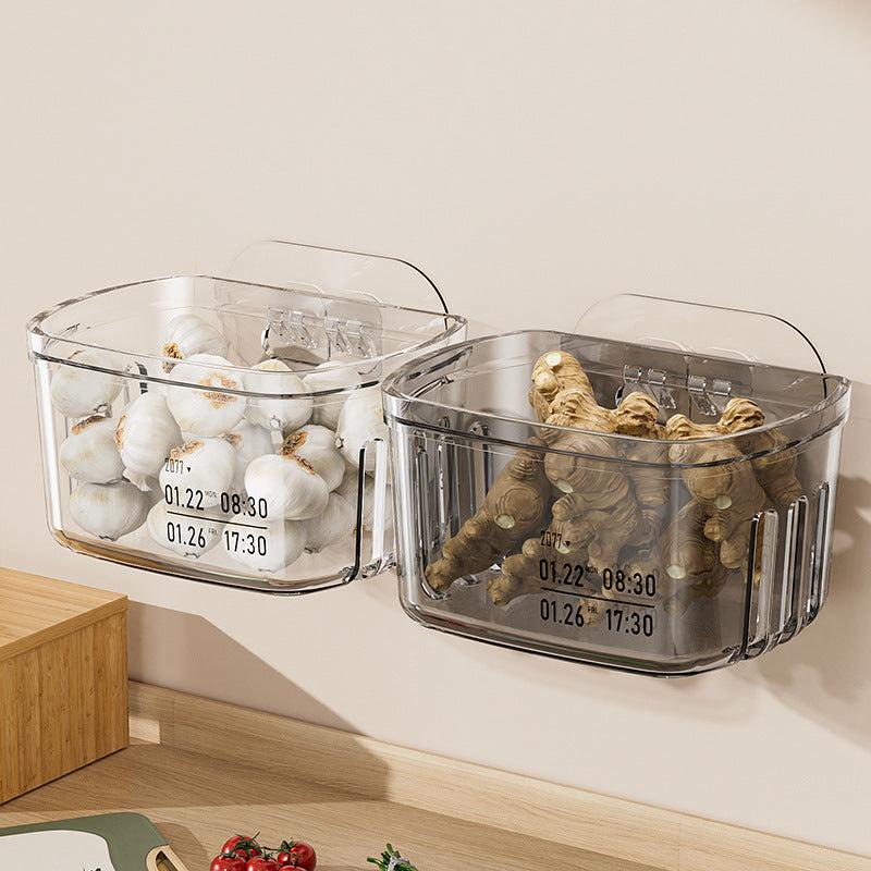 Close-up of transparent spice holder