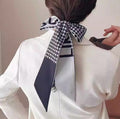 White base houndstooth approximately 6*90CM