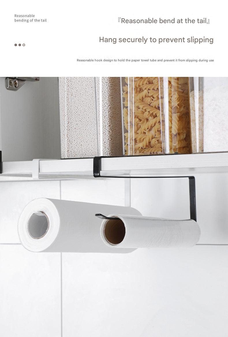 iron paper towels and essentials rack
