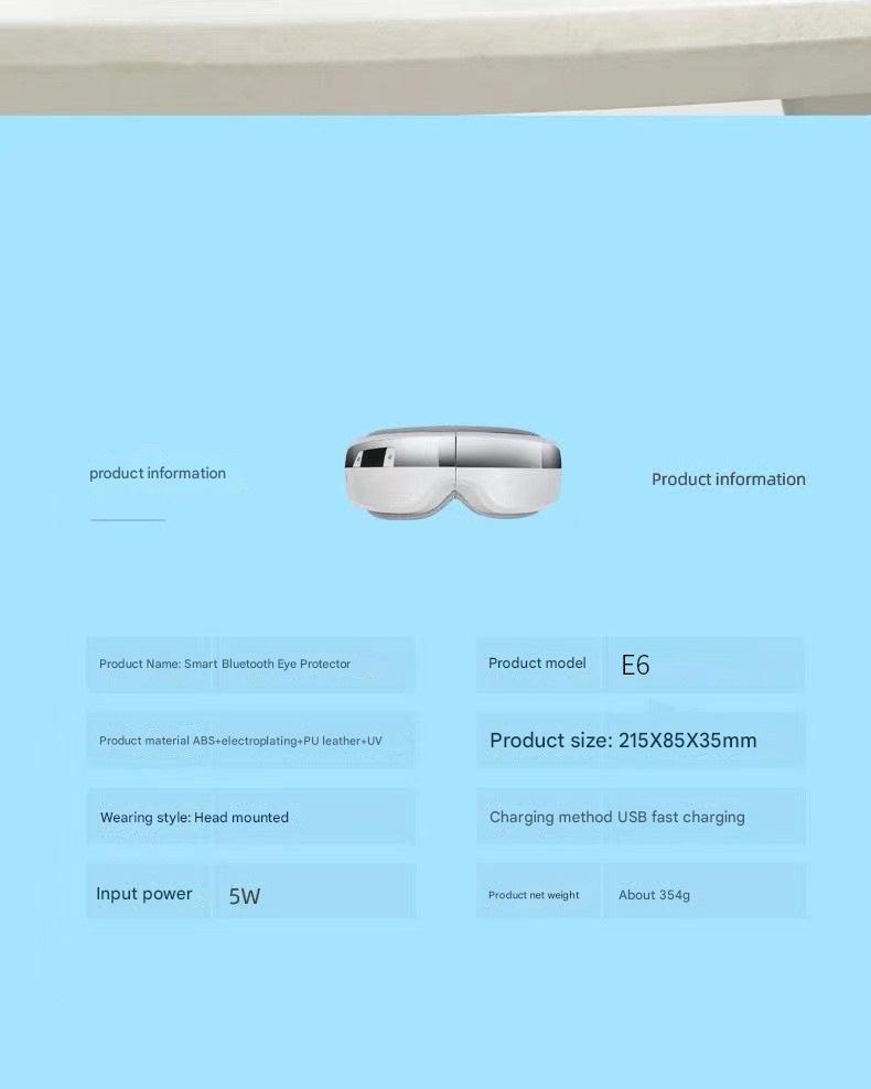 Foldable Eye Massager with Bluetooth