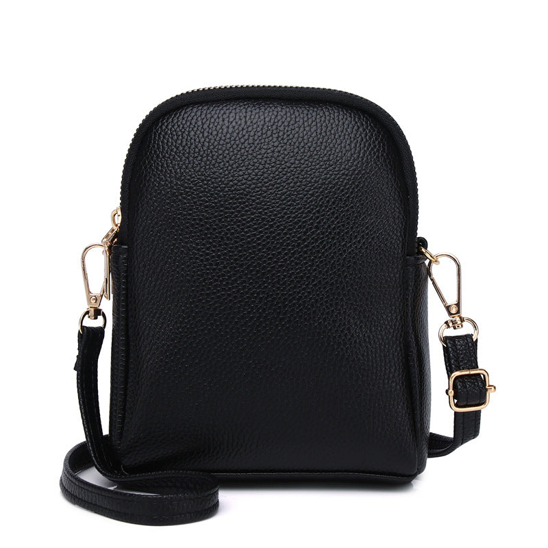 Chic Color-Block Mini Round Bag side view