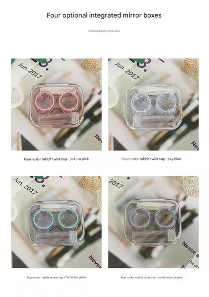 Transparent Lens Case with Visual Design Image 6