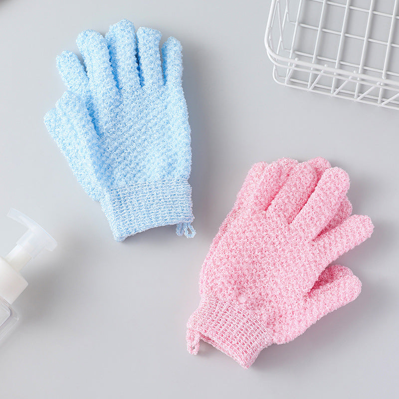Exfoliating gloves packaging display