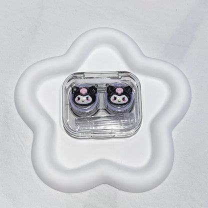 Stylish contact lens case with a chic look