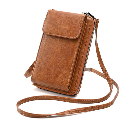 Women's crossbody wallet blue