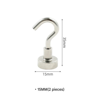 Heavy duty magnet hooks for organization