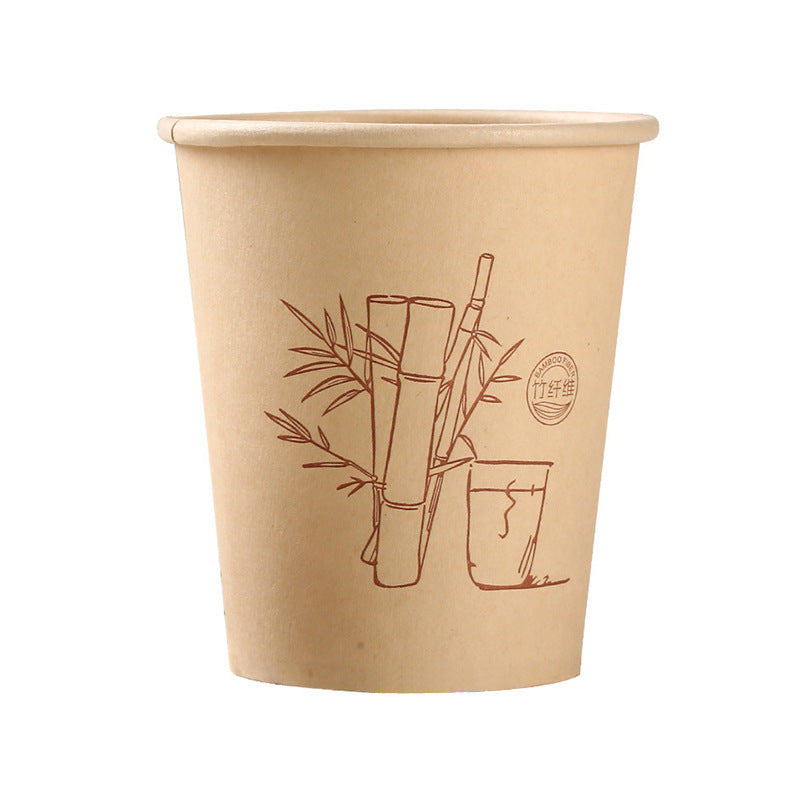 Sustainable Bamboo Fiber Disposable Cup Image 2