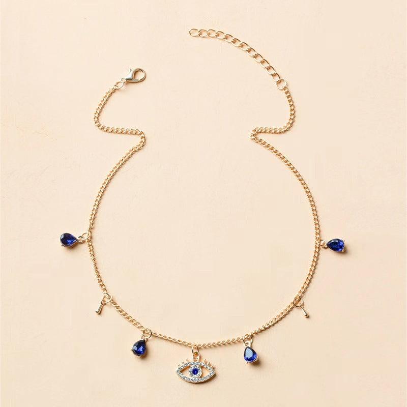 Gold-Plated Evil Eye Necklace Image 8