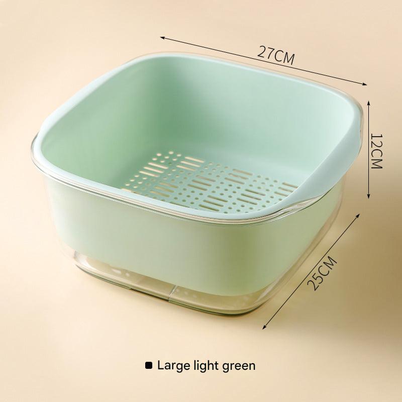 Double Layer Vegetable Washing Basket Image 2
