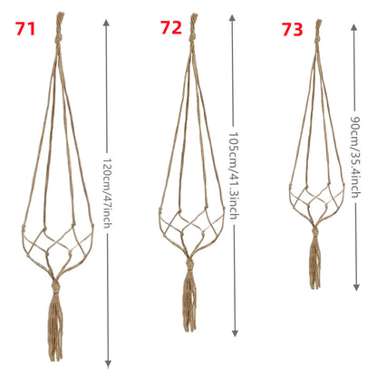 Handcrafted cotton rope plant hanger - image 1