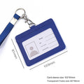 Royal Blue - Horizontal Card Holder with Hand Strap