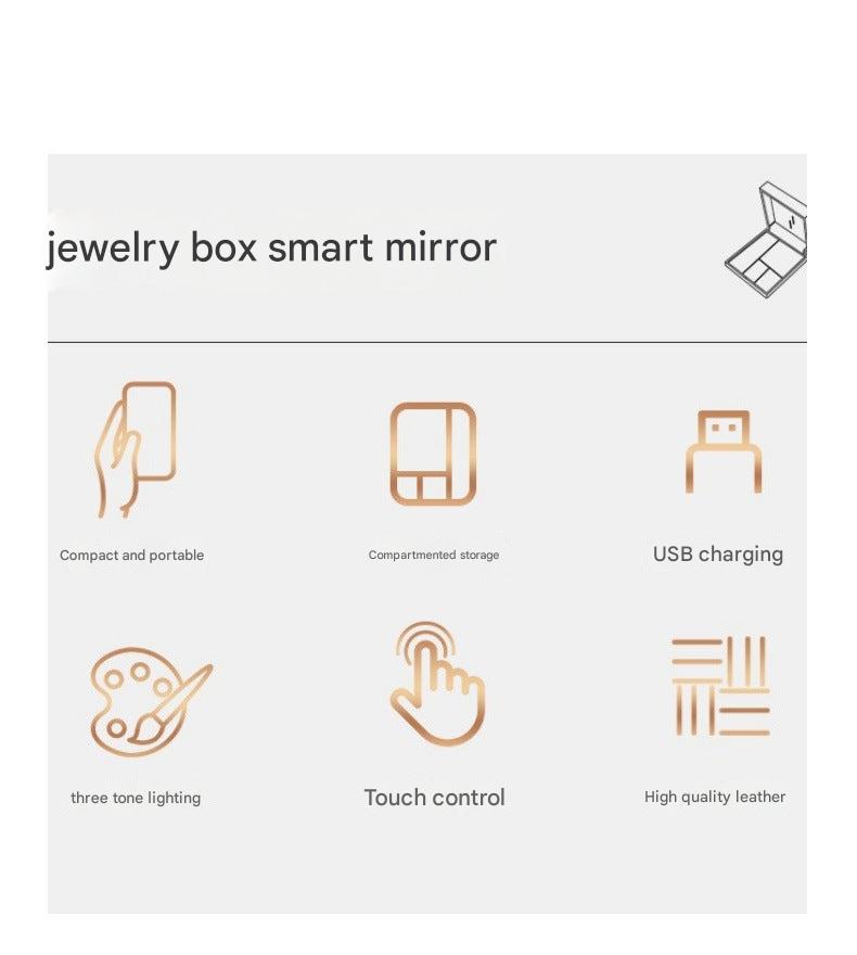 PU leather makeup organizer image 7