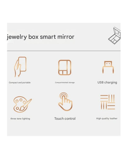 PU leather makeup organizer image 7