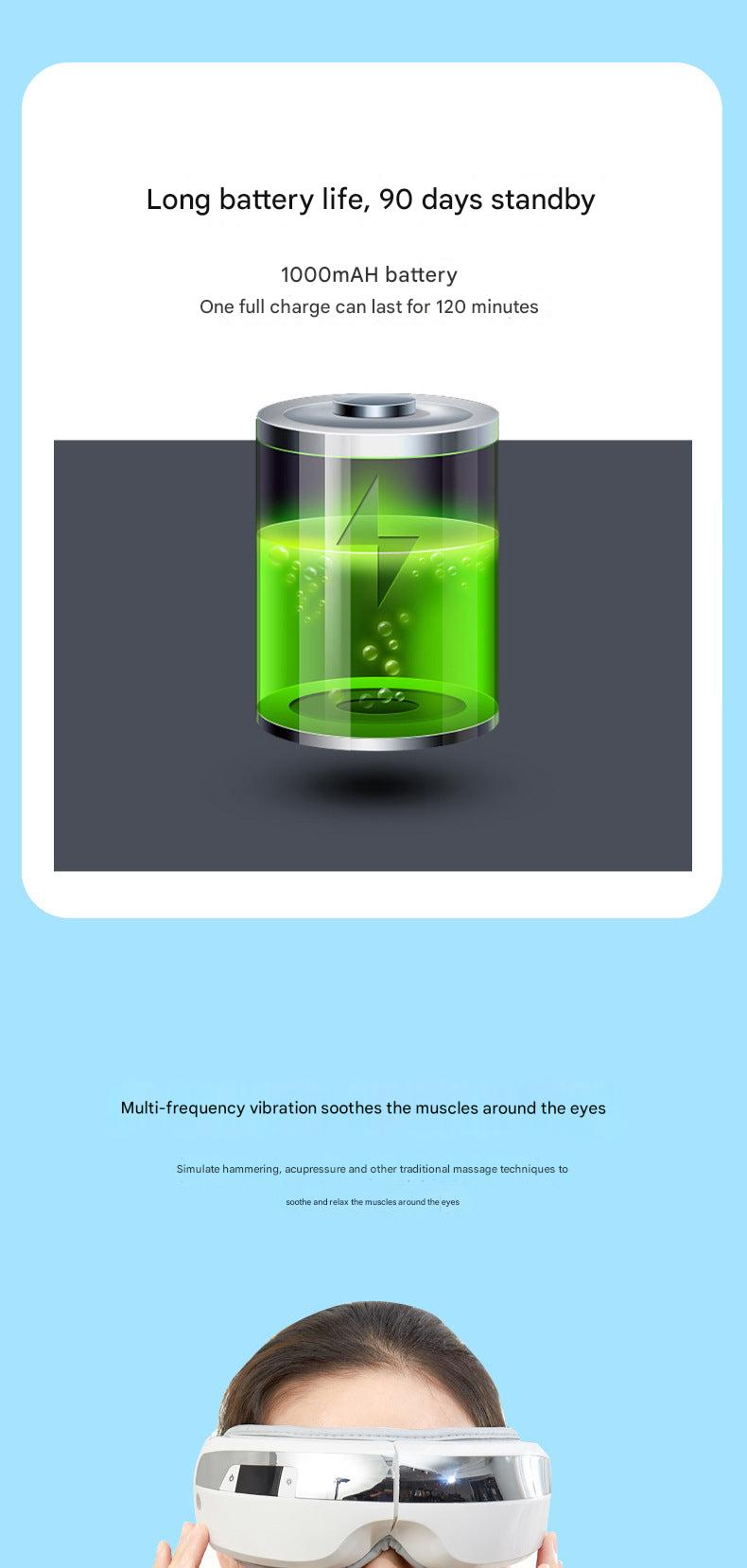 Compact design Eye Massager