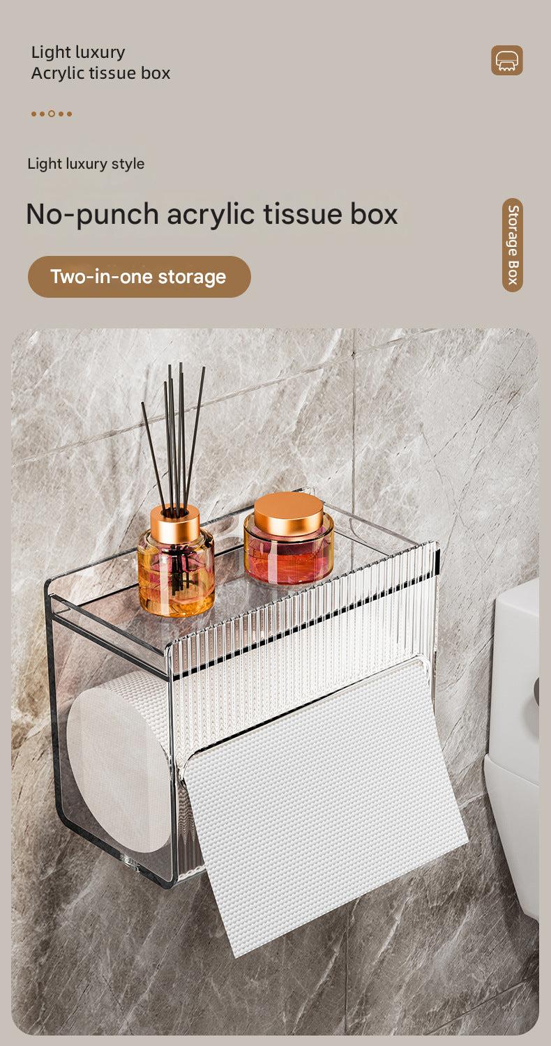 Waterproof tissue box for living room