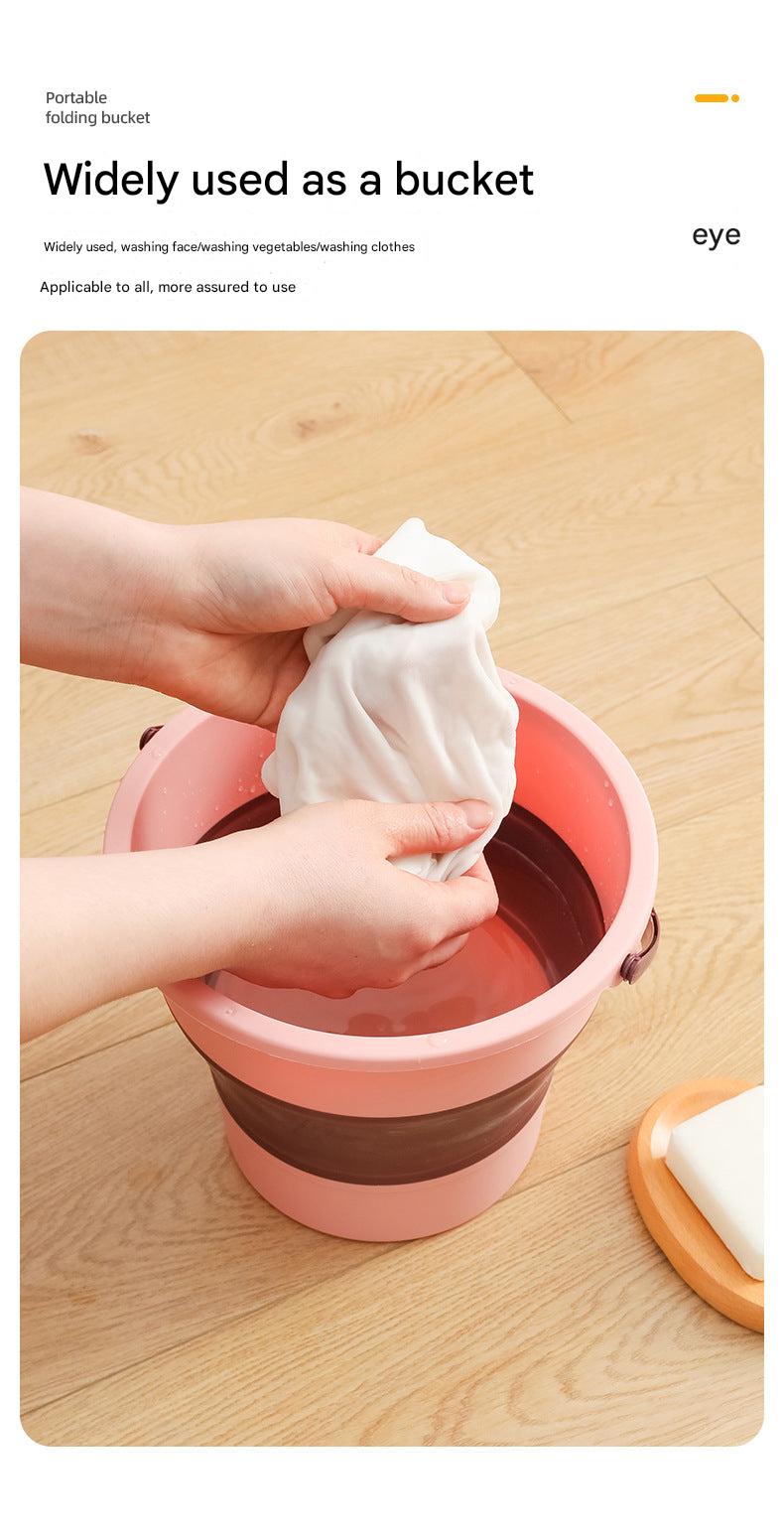 Foldable Fishing Bucket Green