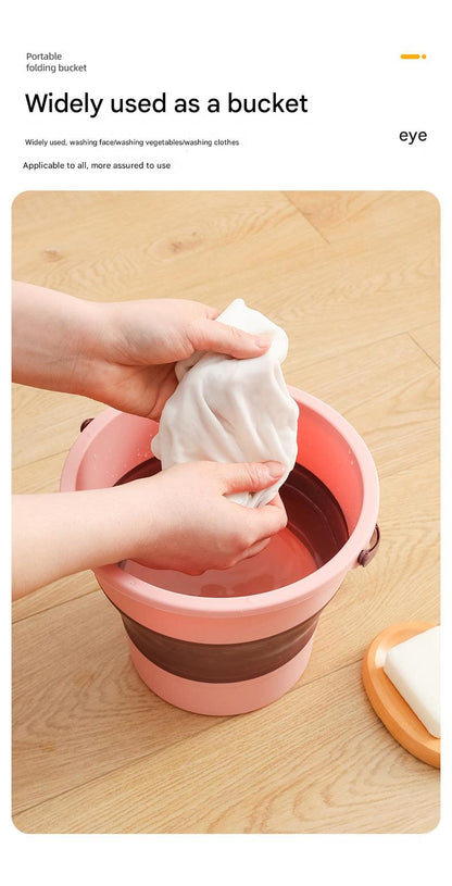 Foldable Fishing Bucket Green