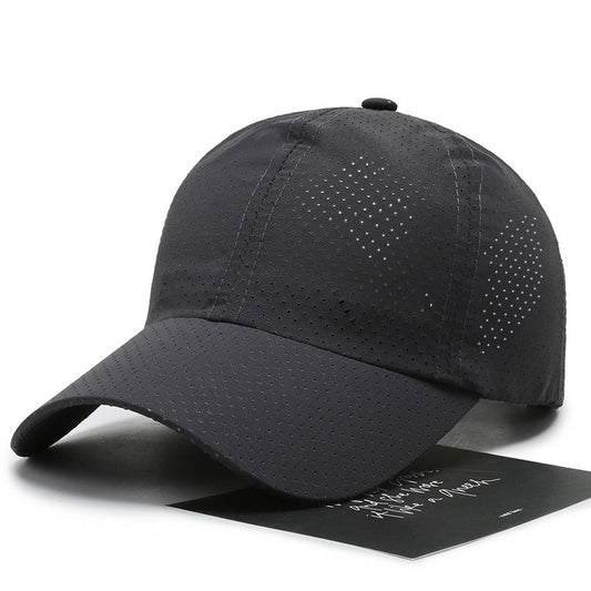 Men's quick-dry baseball cap in light grey