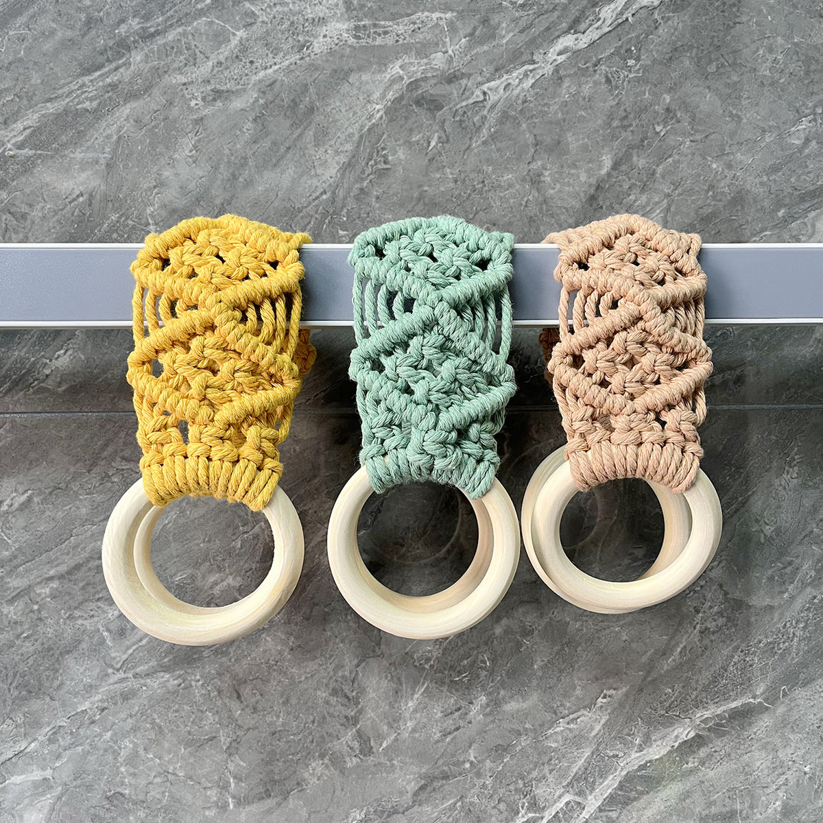 Handcrafted Daisy Cotton Rope Wall Decor Image 10