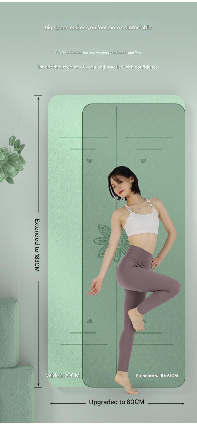 Different Angle of TPE Yoga Mat Image 8