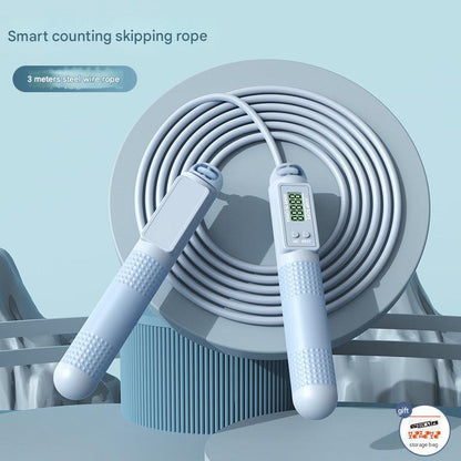 Smart Weighted Jump Rope Front View