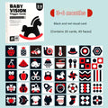 Set 2: Black and Red Visual Cards (Pack of 1)