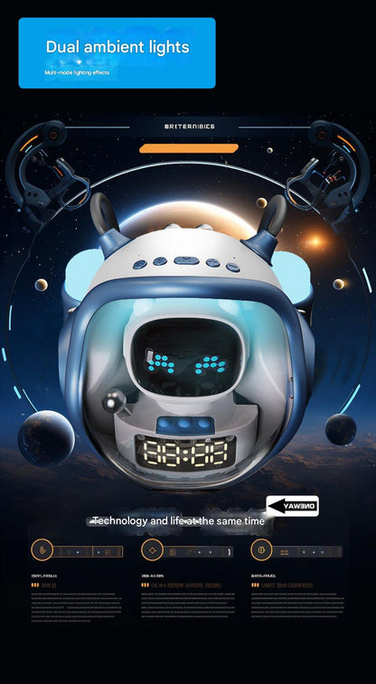 Bluetooth Speaker Alarm Clock stylish design