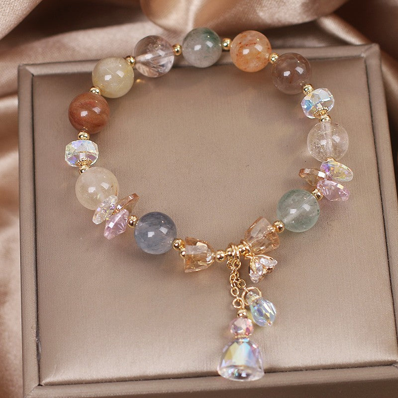 Elegant women bracelet with multi-color design