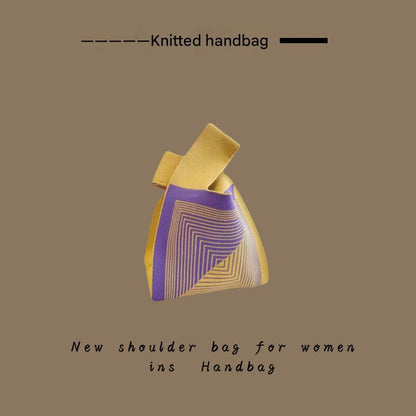 Knitted Tote Bag Color Variants