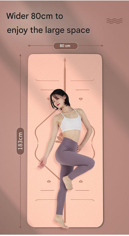 Lightweight non-slip workout mat