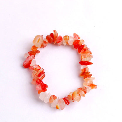 Close-up of natural gemstones in bracelet image 6