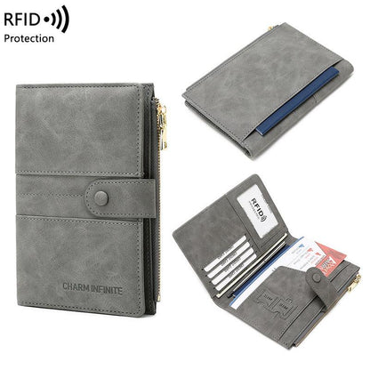 RFID passport holder in orange