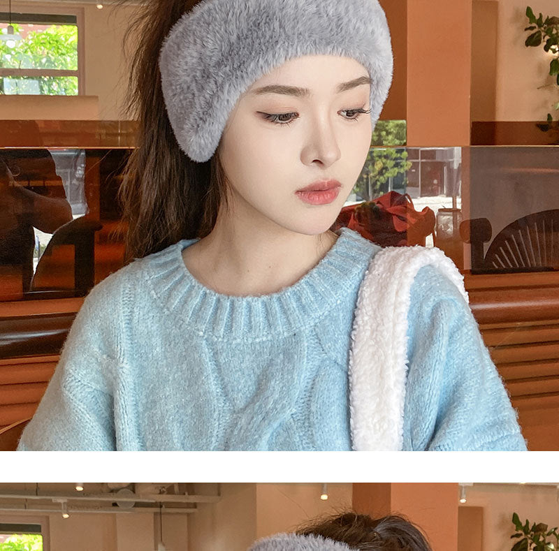 Image of beanie worn outdoors