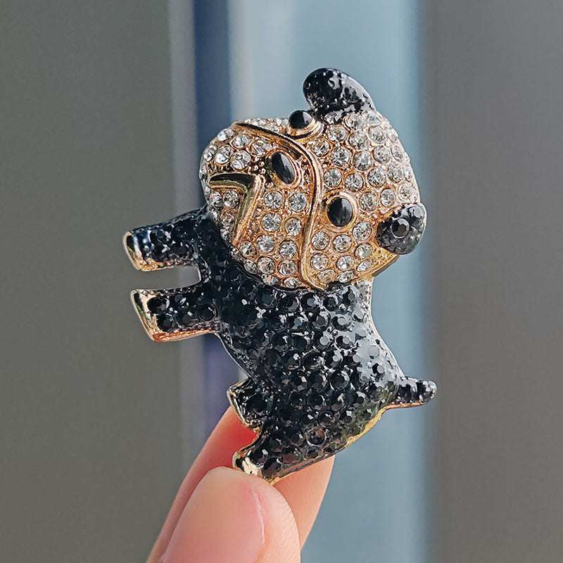 French Bulldog brooch design