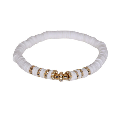 Blue geometric bracelet in lifestyle setting - image 6