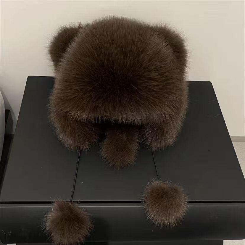 Cozy bear ear hat for girls image 5