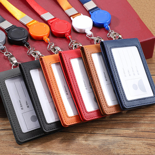Color options for dual-card holder displayed