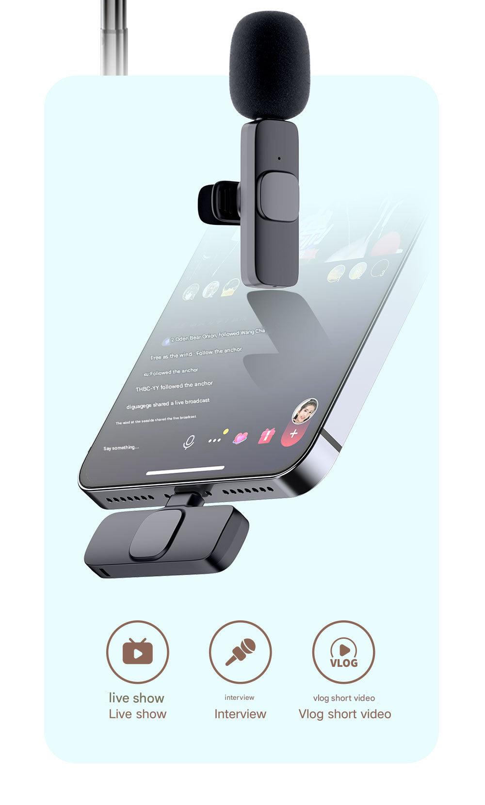 High-quality lavalier mic for iPhone