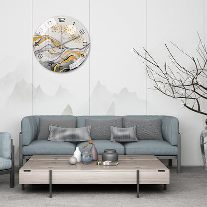 Minimalist wall clock design showcase