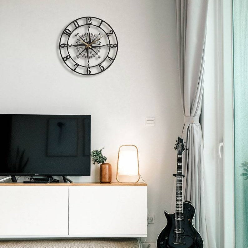 Stylish wall clock for home decor