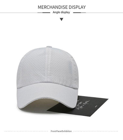 Men's quick-dry baseball cap in sky blue