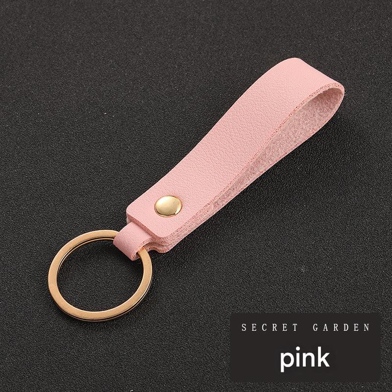Fashionable keychain on a table