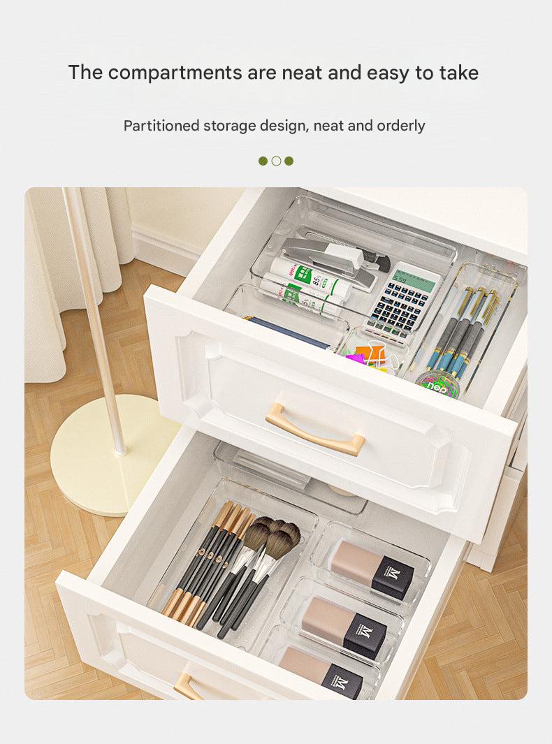 Clear cosmetic storage box