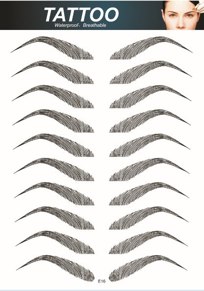 Realistic Temporary Brow Tattoos - Image 3